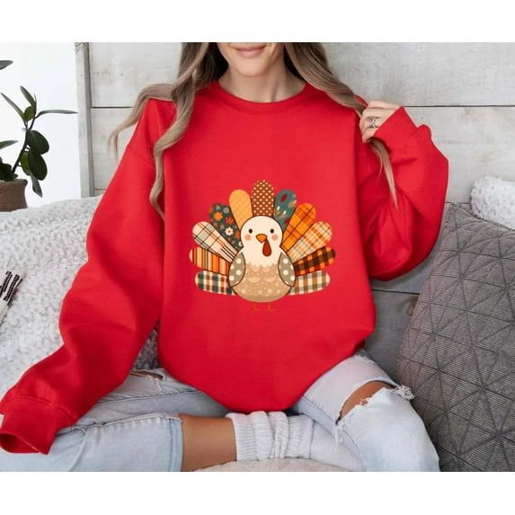 Funny Fall Autumn Turkey Thanksgiving Family Holiday Sweatshirt, for men & women, up to size 5XL.