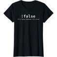 thumbnail image 1 of Funny False Programming Coding Short Sleeve T-shirt, 1 of 3