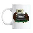 thumbnail image 1 of Funny Family & Bear Camping Meme White Ceramic Coffee & Tea Mug Cup (11oz), 1 of 3