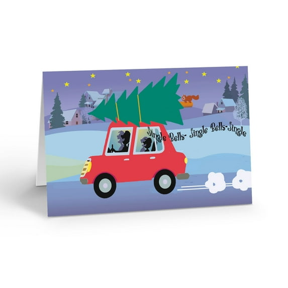 Funny Family Holiday Greeting Card - 12 Cards with Envelopes - Christmas - 18163