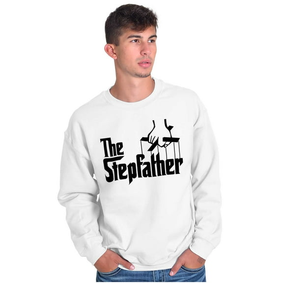 Funny Family The Step Father Joke Men's Big & Tall Graphic Zip Up Hoodie Brisco Brands 2X