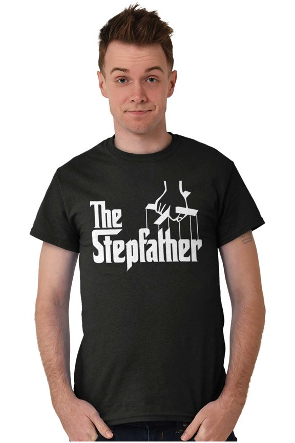 Funny Family The Step Father Joke Men's Graphic T Shirt Tees Brisco Brands M