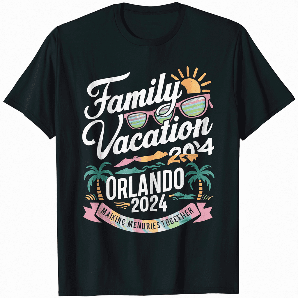 Funny Family Vacation Orlando 2024 Memories Summer Trip TShirt