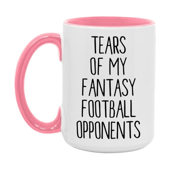 Funny Fantasy Football Gift, Tears Of My Fantasy Football Opponents, 11Oz Or 15Oz White Ceramic Mug