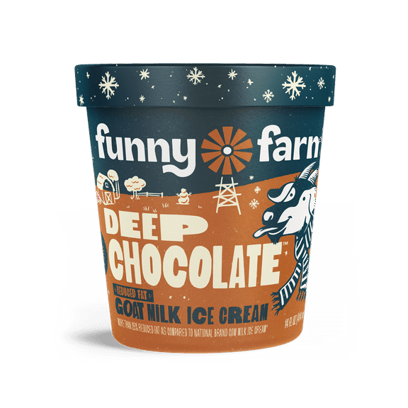 Funny Farm 14 oz. Deep Chocolate Ice Cream (8 pack)