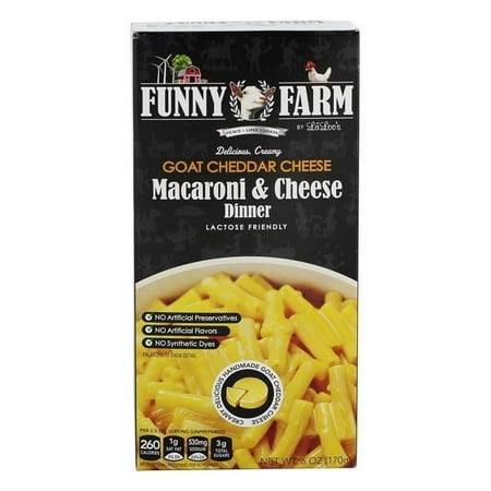 Funny Farm  6 oz Goat Cheddar Cheese Macaroni & Cheese Dinner