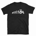 thumbnail image 1 of Funny Farmer Gift Agriculture Tractor Evolution Graphic Art Tee Shirt,for unisex up to size 5XL, 1 of 2