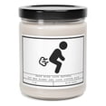 thumbnail image 1 of Funny Farting Scented Soy Jar Candle, 9oz, 1 of 10