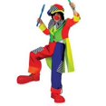 thumbnail image 1 of Funny Fashion - Boy's Spanky Striped Clown Costume - Child Medium(8 - 10), 1 of 3