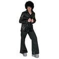 thumbnail image 1 of Funny Fashion FF782721 Men's Black Disco Jacket Costume, 1 of 2