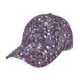 Funny Fashion Glitter Sparkles Shimmer Baseball Cap Adjustable for Men