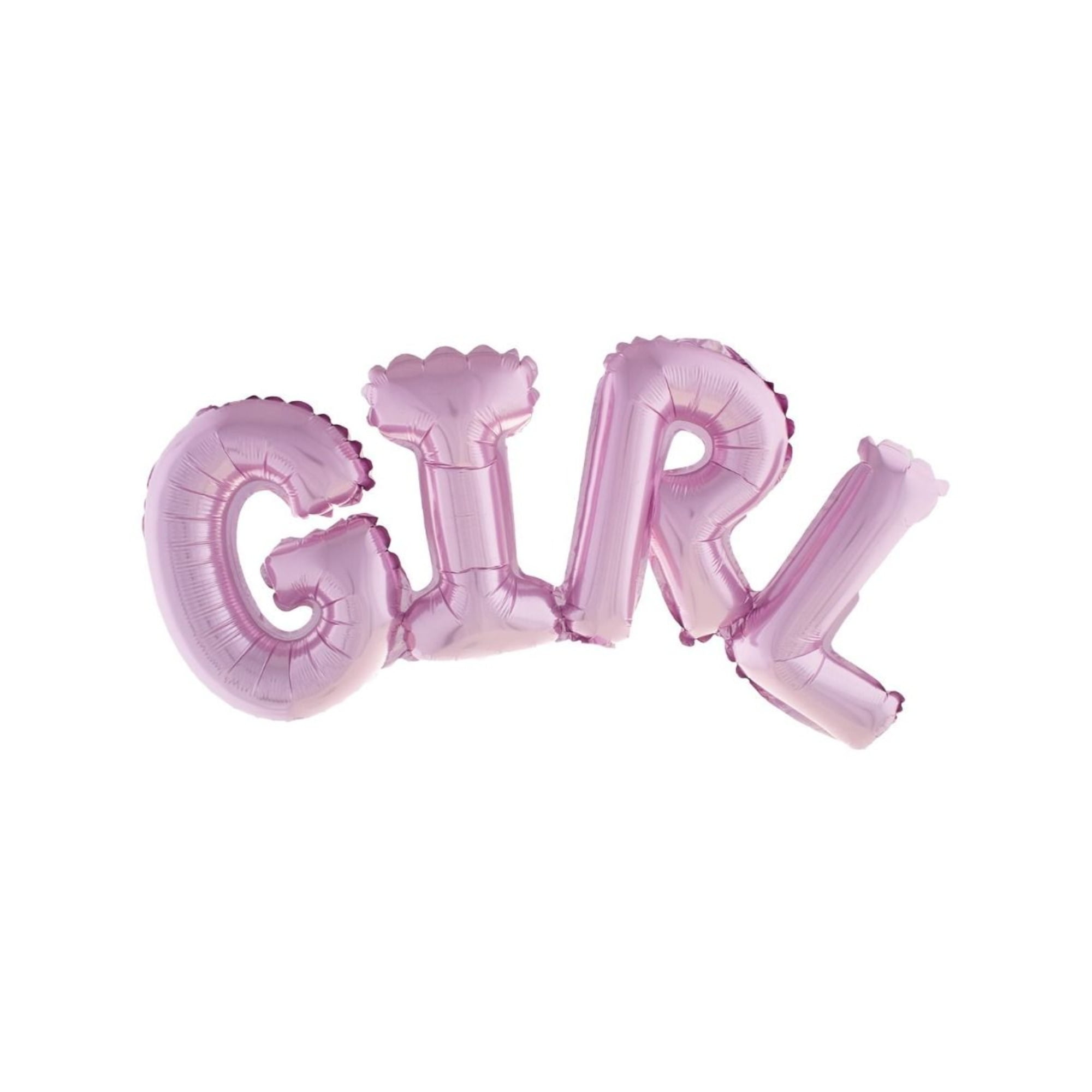 Funny Fashion It's a GIRL Gender Reveal Jumbo 38" Foil Balloon Banner, Pink