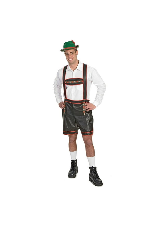 Lederhosen Costume for Men with Bavarian Style, Adults Medium 52-54