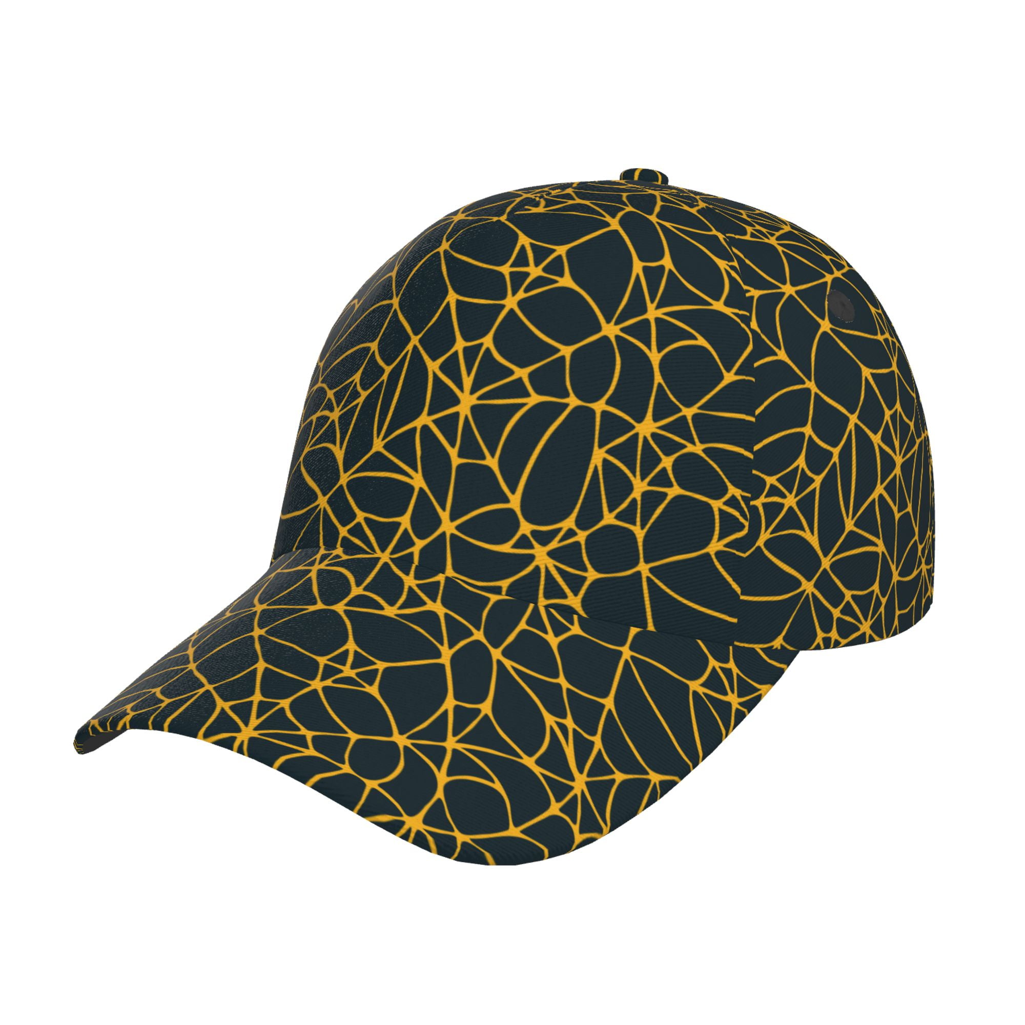 Funny Fashion Spider Web Pattern Big Baseball Cap Adjustable for Men ...