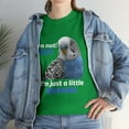 thumbnail image 1 of Funny Fat Budgie Blue Parakeet Parrot T-Shirt, 1 of 2