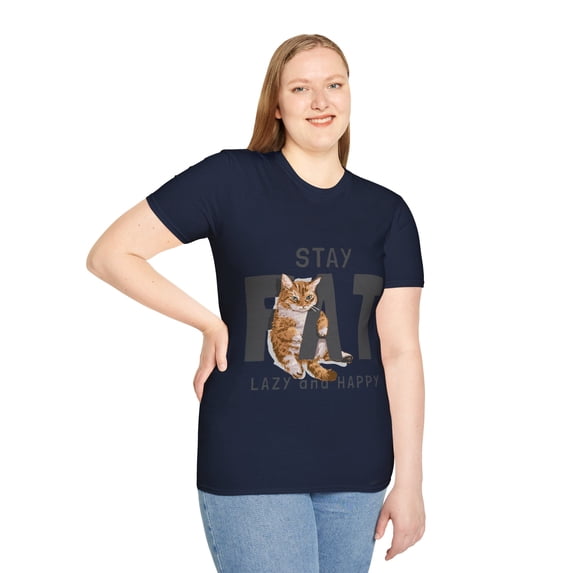 Funny Fat Cat Lazy Happy Cat Lovers