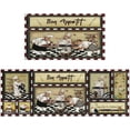 thumbnail image 1 of Funny Fat Chef Kitchen Rugs Decor Sets of 2 Non-Slip Washable Chef Kitchen Mats for Floor 2 Piece, 1 of 6