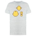 thumbnail image 1 of Funny Fat Chicken Pose Cartoon T-Shirt Men -Image by Shutterstock, Male 3X-Large, 1 of 2