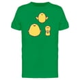 thumbnail image 1 of Funny Fat Chicken Pose Cartoon Tee Men's -Image by Shutterstock, 1 of 1