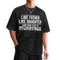 thumbnail image 1 of Funny Father Daughter Shirt Dad Daughter Shirts Father'S Day Gift For Dad, Regular-Fit, Family T-Shirt Washed Tee, 1 of 9