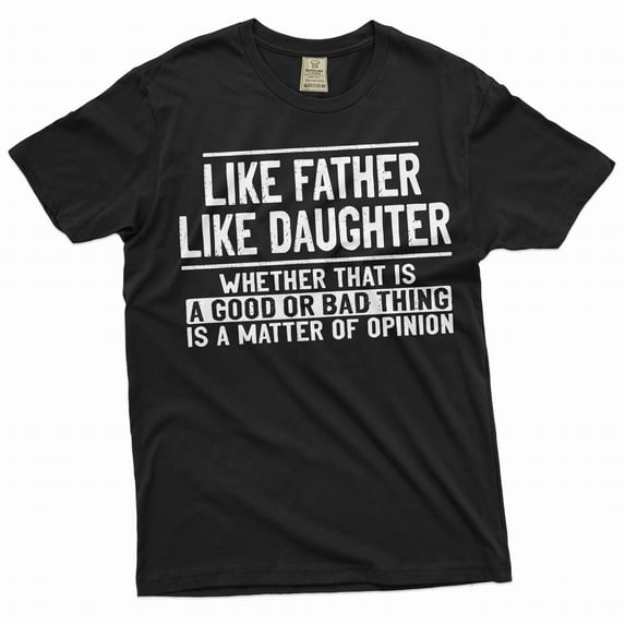 Funny Father Daughter Shirt Dad Daughter Shirts Father's Day Gift For Dad (X-Large Black)