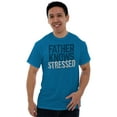 thumbnail image 1 of Funny Father Knows Stressed Pun Men's Graphic T Shirt Tees Brisco Brands X, 1 of 6