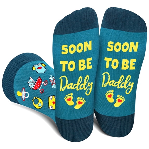 Funny Father Day Socks for Dad Father Grandpa Brother Men –Novelty Fathers Husband Birthday Gifts–Novelty Fun Crazy Silly Men Sock Christmas Stocking Stuffers