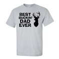 thumbnail image 1 of Funny Father's Day Best Buckin Dad Ever Adult Short Sleeve T-Shirt-Sports Gray-6XL, 1 of 4