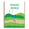 thumbnail image 1 of Funny Father's Day Card for Dad – “Over Par Golfer, Above Par Dad” – Envelope Included, Blank Inside – Perfect Gift for Golf Lovers on Father's Day, 1 of 2