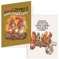 thumbnail image 1 of Funny Father's Day Cards Trained Squirrels Revolting Crazy Dad Card, 1 of 6