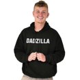 thumbnail image 1 of Funny Fathers Day Gift Dadzilla Men Big & Tall Graphic Hoodie Brisco Brands 4X, 1 of 6