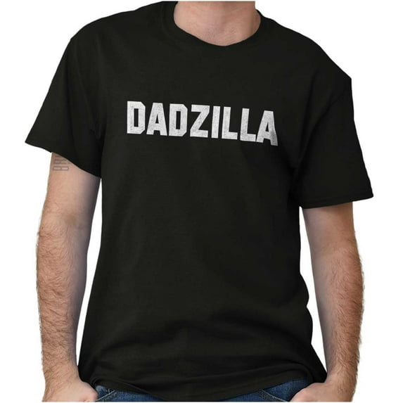 Funny Fathers Day Gift Dadzilla Men's Graphic T Shirt Tees Brisco Brands M