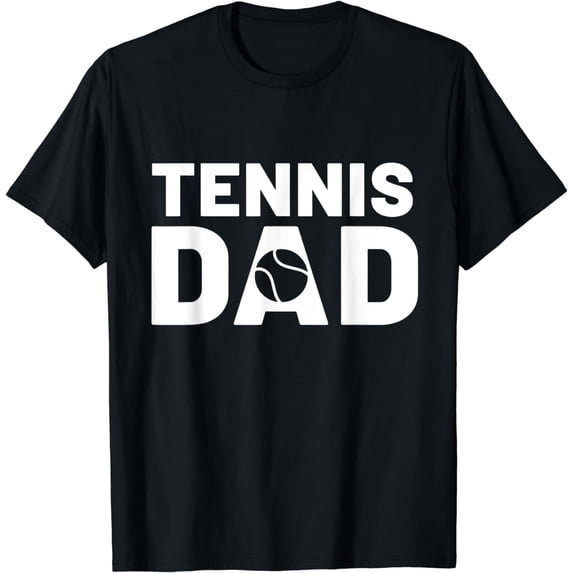 Funny Fathers Day Tennis Dad Tennis Lover Proud Dad T-Shirt