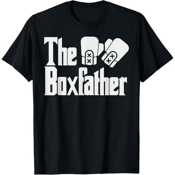 Funny Fathers Day The Box-father Boxing Boxer Dad Gift Men T-Shirt
