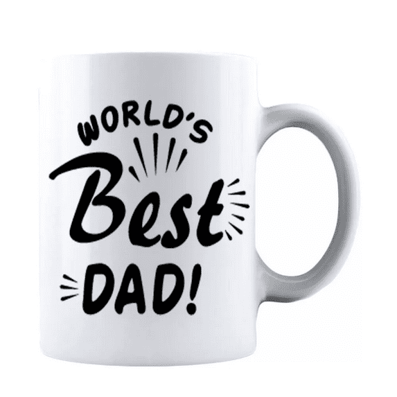 Funny Fathers Day World's Best Dad! Mug Gift for DAD Coffee Mug Daddy