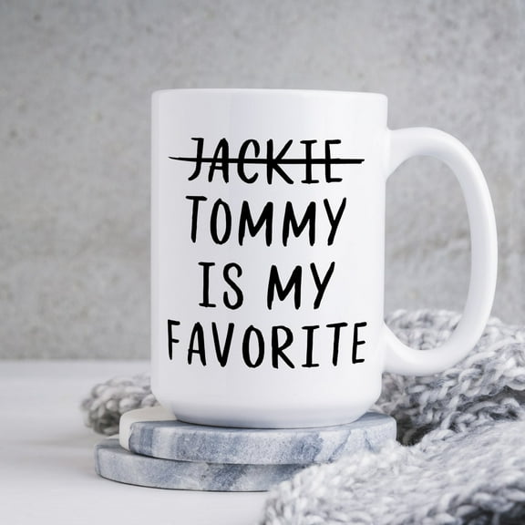Funny Favorite Child Mug Personalized Dad from Daughter or Son for Father's Day