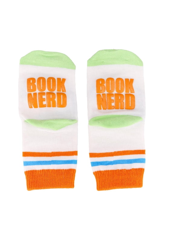 Funny Feet Toddler Socks: Book Nerd