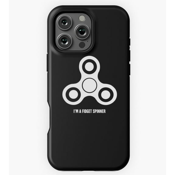 Funny Fidget Spinner Halloween GA3611 Phone Case for iPhone 11 to 17 Pro Max