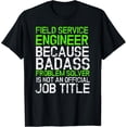 thumbnail image 1 of Funny Field Service Engineer T Shirt Job Title Work Gift Fun, 1 of 4