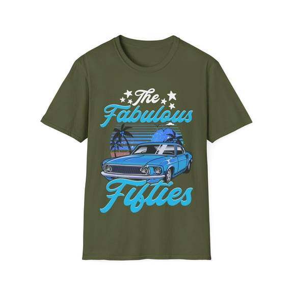 Funny Fifties Vintage Birthday Retro 50s Celebration Art Unisex T-Shirt