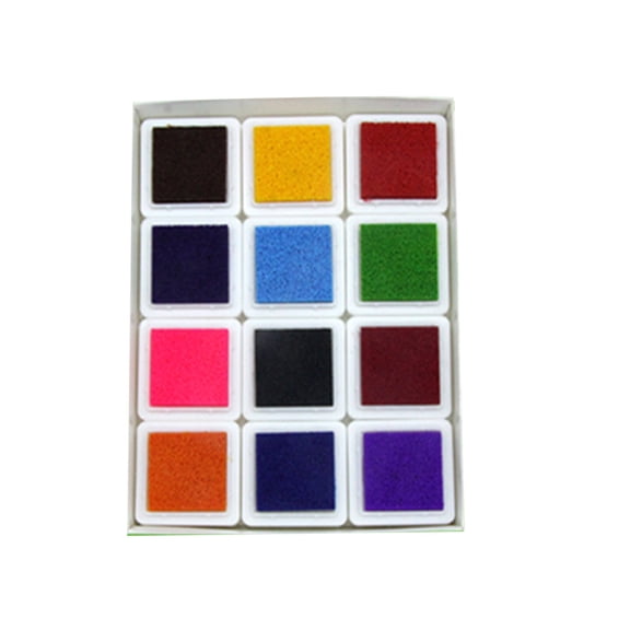 Funny Finger Painting Kit 12 Color Washable Finger Paint Set With Book For Kids DIY Crafts Finger Paint Sets For Children's Day Art Painting Supplies Tile for Mopping Silk Flower Spray Natural