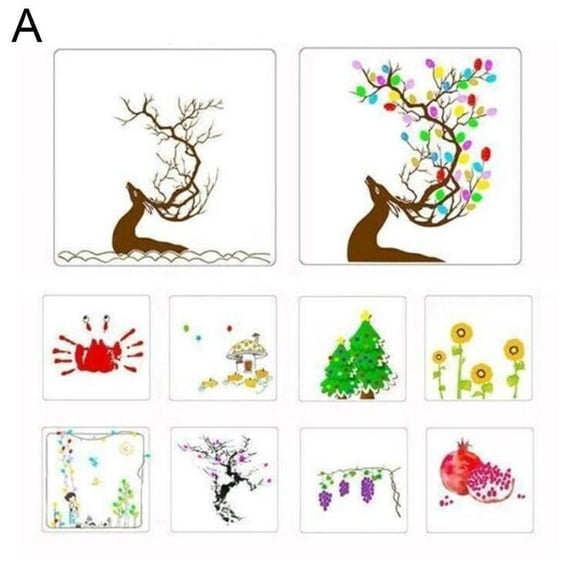 Funny Finger Painting Kit (Children's Gift) L1N2