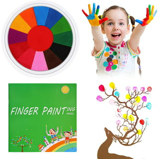 Elainilye Funny Finger Painting Kit Color Washable Finger Drawing for  Toddlers Non-toxic Children's Paints Painting Supplies Christmas Gift Toys  for Toddlers 1-3 Clearance! 