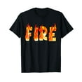 thumbnail image 1 of Funny Fire and Ice Costume Halloween Family Matching 2023 Short Sleeve T-Shirt, 1 of 5