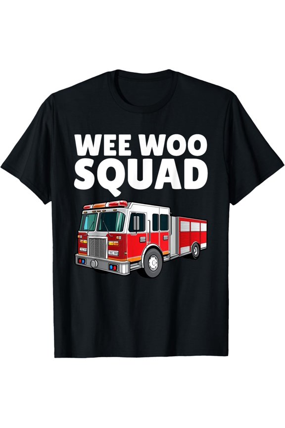 Funny Firefighter Art for Men Women Fire Truck Fireman GILDAN Unisex T-Shirt