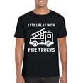 thumbnail image 1 of Funny Firefighter Gift For Firemen First Responder Hero Unisex T-Shirt, 1 of 3