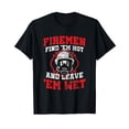 thumbnail image 1 of Funny Firefighter T-Shirt with Graphic Helmet Design - Perfect Gift for Firemen, 1 of 5