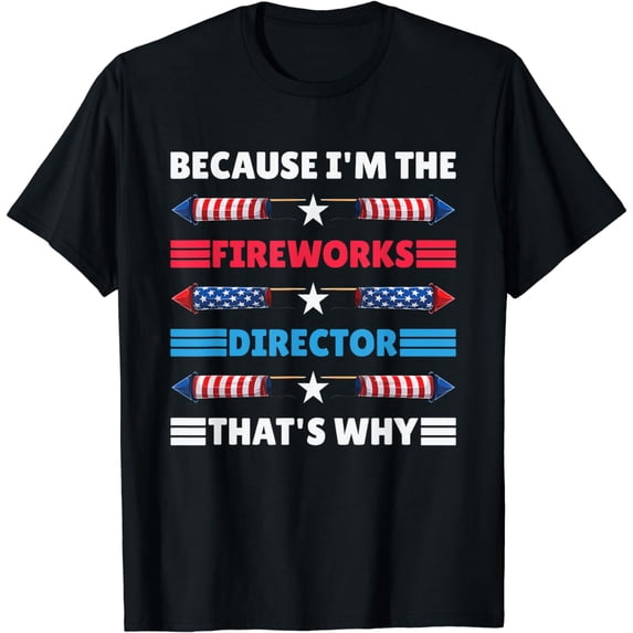 Funny Fireworks Director - Funny 4th of July Kids T-Shirt