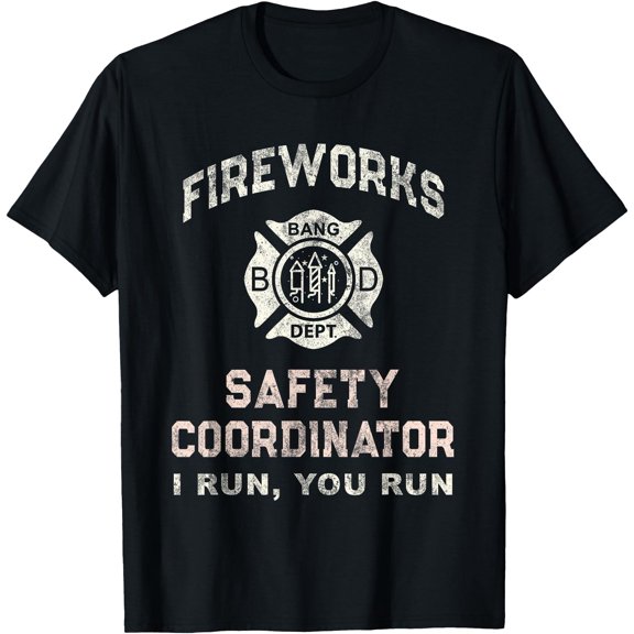 Funny Fireworks Safety Coordinator Director Supervisor Dad T-Shirt, Unisex T-Shirt