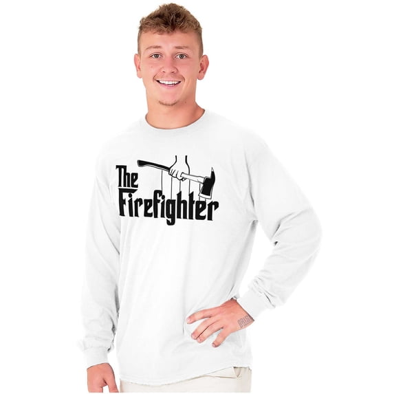 Funny First Responder The Firefighter Zip Hoodie Sweatshirt Men Brisco Brands L
